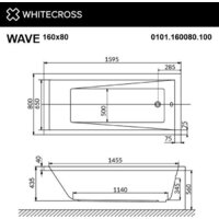 Whitecross Wave 160x80 0101.160080.100 Image #4