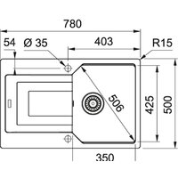 Franke UBG 611-78 (белый) Image #2