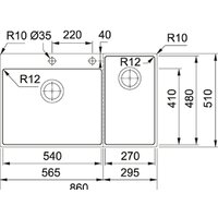 Franke Box Center BWX 220-54-27 TL 127.0538.260 Image #4