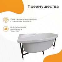 Radomir Монти Стандарт 2-79-2-2-0-213 (с гидромассажем, правый) Image #8