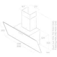 Elica Shire WH/A/60 No Plug Image #3