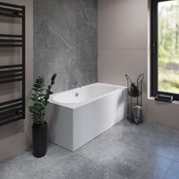 Lauter Ava 180 21208080 (с ножками и сифоном 21Y32002 белый) Image #9