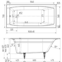 Wotte Forma 150x70 БП-э00д1470 Image #3