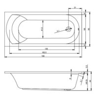 Riho Miami 180x80 BB64005 (с каркасом) Image #3
