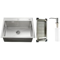 Schtoff Best Silver 6050 + коландер металл K-1 BLACK + дозатор SD-1 SILVER