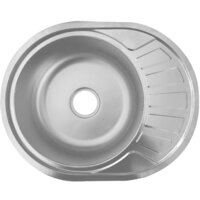 AKS Овальная 57x45 (матовый хром)