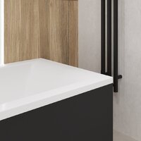 Lauter Amelia 170 21204070 (с ножками, лицевым экраном черного цвета и сифоном 21Y32001 матовый черный) Image #18