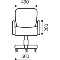 Brabix Prestige Ergo MG-311 (ткань, коричневый) Image #7