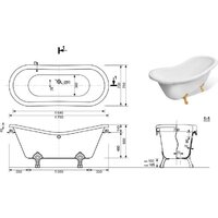 Эстет Boston 180x74 Silk ФР-00014525 (с каркасом) Image #7