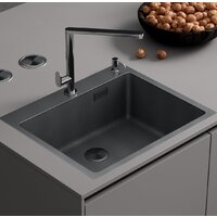 Roxen Snake 560220-60-BS PVD графит/текстурная поверхность (с коландером и дозатором) Image #2