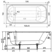 Wotte Старт 150x70 П-э000001099 (с ножками) Image #3