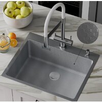 Roxen Snake 560220-60-S сатин/текстурная поверхность (с коландером и дозатором) Image #5