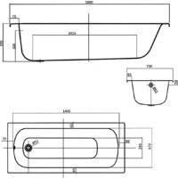 Lauter Brio 160 21S1600 + сифон 21Y31000 (с ножками) Image #24