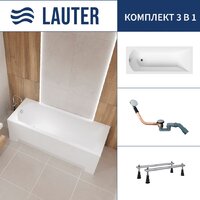 Lauter Amelia 170 21204070 (с ножками и сифоном 21Y11020 хром)