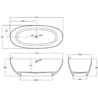 Abber Kristall 170x75 AT9703 Vesuvian Image #7