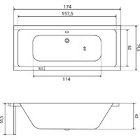 Lauter Oasis 175 21203075 (с каркасом и сифоном 21Y11021 матовый черный) Image #35