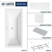 Lauter Oasis 190 21203090 (с каркасом, серым подголов., белым лиц. и торц.экраном) Image #2