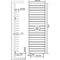 Royal Thermo PianoForte Tower 500 new/Bianco Traffico - 22 секций Image #3