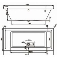VagnerPlast Cavallo 190x90 (с каркасом и 2 экранами) Image #8