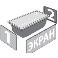 Triton Персей 190x90 (с ножками и экраном) Image #3