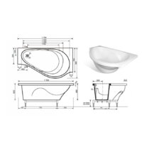 Эстет Gracia 170x94 Silk ФР-00014530 (правый) Image #7