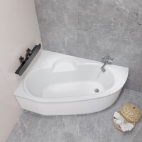 Lauter Valencia 170x110 2102170L (с ножками, лицевым экраном и сифоном 21Y11021 матовый черный) Image #9