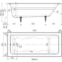 Универсал Оптима-У 180x80 (1 сорт, без ножек) Image #7