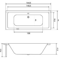 Lauter Oasis 165 21203065 (с ножками и сифоном 21Y11030 хром) Image #35