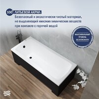 Lauter Bianca 140 21207140 (с ножками, черным подголов.,черным лиц. и торц.экраном) Image #5