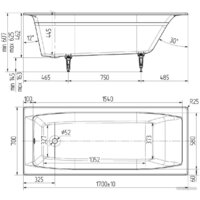Универсал Эталон-У 170х70 (1 сорт, без ножек) Image #3