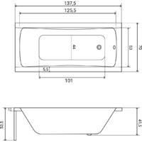 Lauter Bianca 140 21207140 (с ножками, черным подголовником и черным лиц.экраном) Image #27