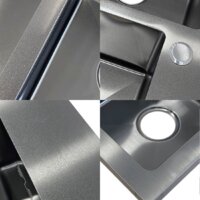 AKS Прямоугольная 78x48 левая (графит) Image #2