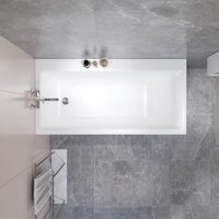 Lauter Seraphina 160x80 2112160L (с ножками и сифоном 21Y11030 хром) Image #9