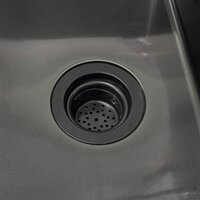 Roxen Uno 560210-54B под столешницу графит (ролл-мат, дозатор, сифон) Image #6