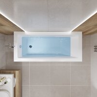 Lauter Estelle 150 21206050 (с ножками, лицевым экраном белого цвета и сифоном 21Y11022 белый) Image #13