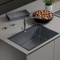 Roxen Simple 560220-70B PVD графит (с коландером и дозатором) Image #3