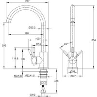 Cersanit Cомо однорычажный 68244 (хром) Image #14