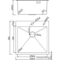 Roxen Simple 560220-50B PVD графит (с коландером и дозатором) Image #12