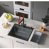 Roxen Simple 560220-50B PVD графит (с коландером и дозатором) Image #2