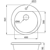 БелЭворс Nika (бежевый, без сифона) Image #2