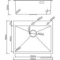 Roxen Simple 560220-55B PVD графит (с коландером и дозатором) Image #13