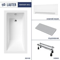 Lauter Estelle 120 21206020 (с ножками, серым подголовником и белым лицевым экраном)