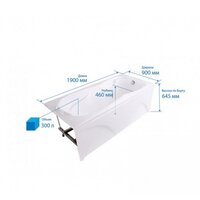 Triton Персей 190x90 Базовая Flat (с гидромассажем) Image #2