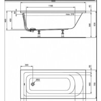 Ideal Standard Hot Line 160x70 K274501 Image #3