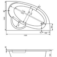 Santek Шри-Ланка 150х100 правосторонняя 1WH302395 Image #2
