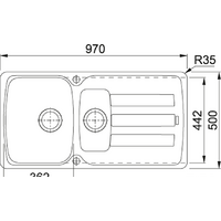 Franke Antea AZG 651 (бежевый) Image #2