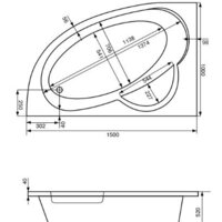 Santek Шри-Ланка 150х100 левосторонняя 1WH302394 Image #2