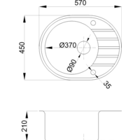 БелЭворс New Lux L (темно-бежевый, без сифона) Image #2