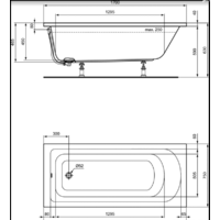 Ideal Standard Hot Line 170x75 K274601 Image #2