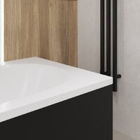 Lauter Ava 150 21208050 (с ножками, лицевым экраном черного цвета и сифоном 21Y32001 матовый черный) Image #20